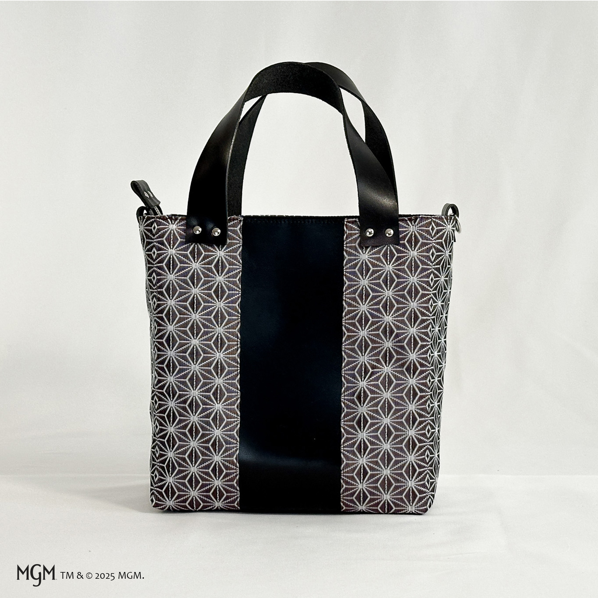 PinkPanther 空禅コラボ 麻の葉×栃木レザー（バッグ・ミニがま口付）