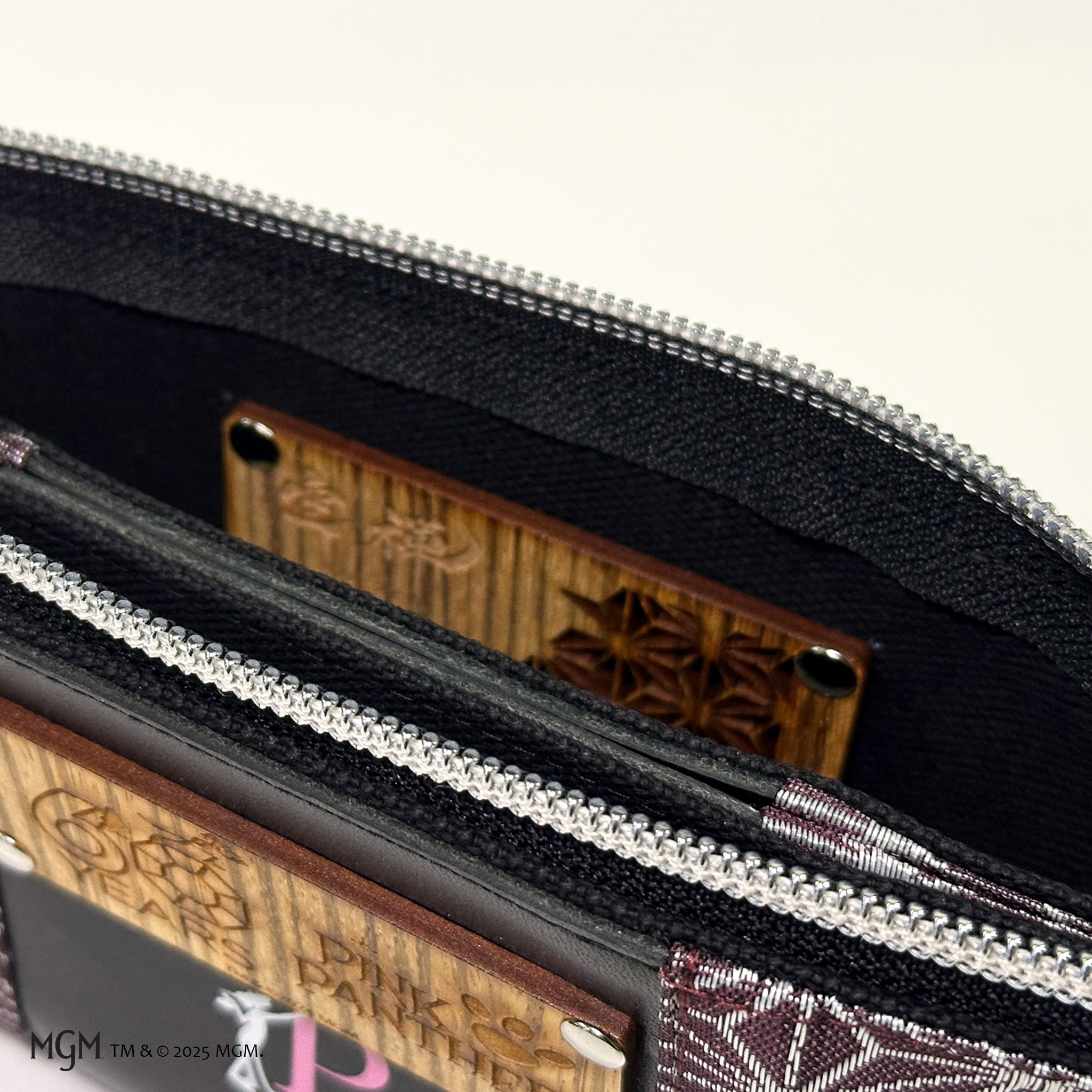 PinkPanther 空禅コラボ 麻の葉×栃木レザー（財布）