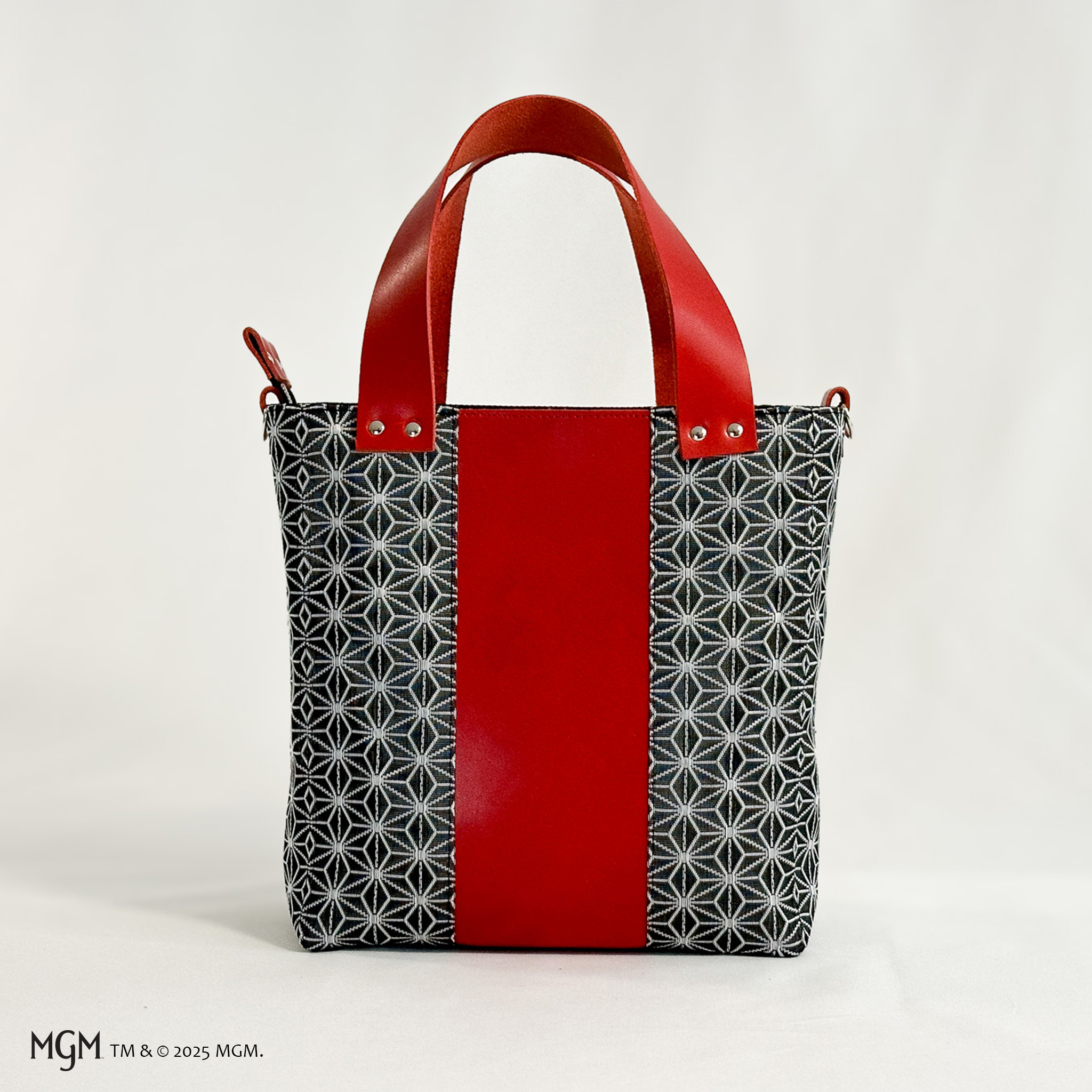 PinkPanther 空禅コラボ 麻の葉×栃木レザー（バッグ・ミニがま口付）